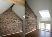 Backsteinwand Innenraum